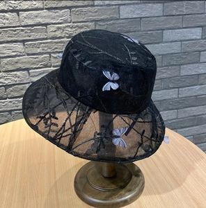 NWT 3D Buterflies Embroidered   Bucket Hat flex rim